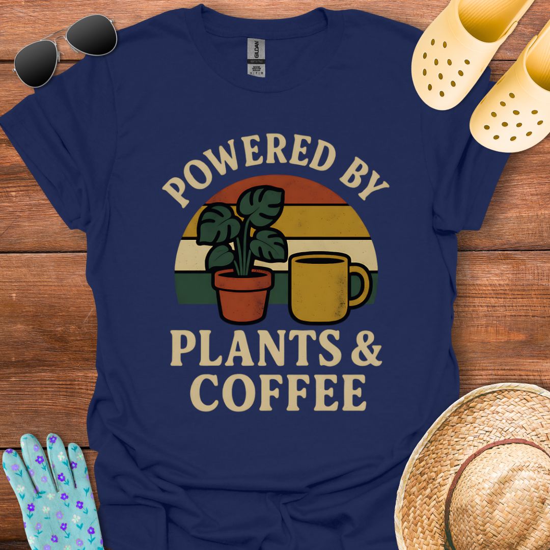 Powered by Plants & Coffee T - Shirt