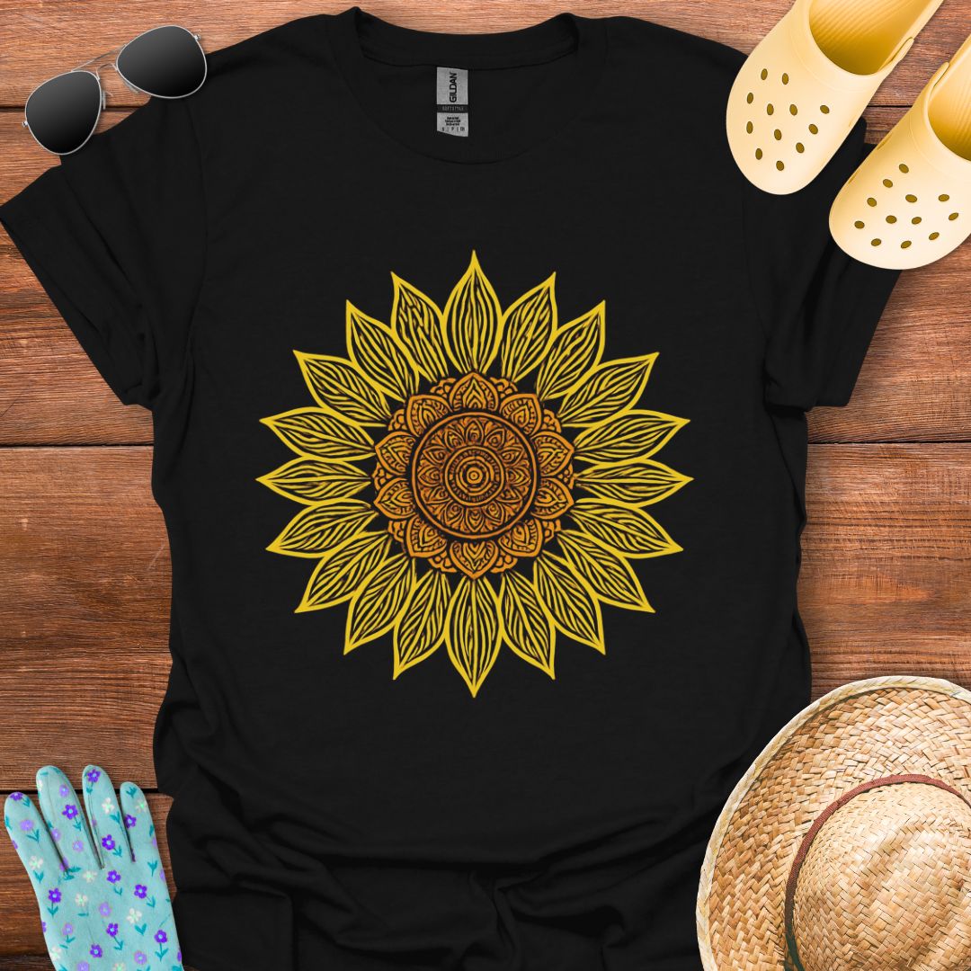 Sunflower Mandala T - Shirt