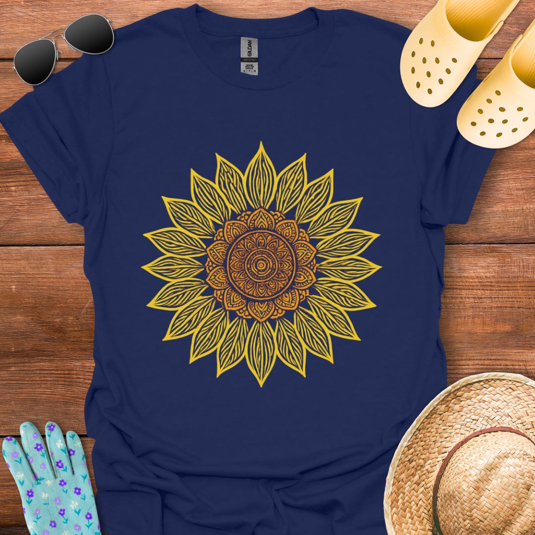 Sunflower Mandala T - Shirt