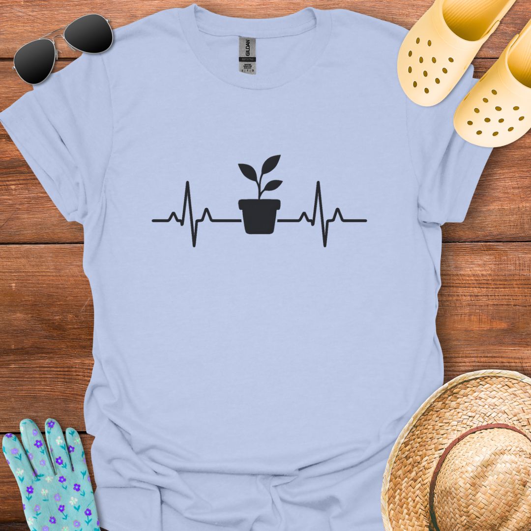 Gardening Heartbeat T - Shirt