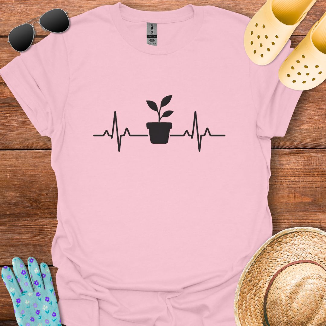 Gardening Heartbeat T - Shirt