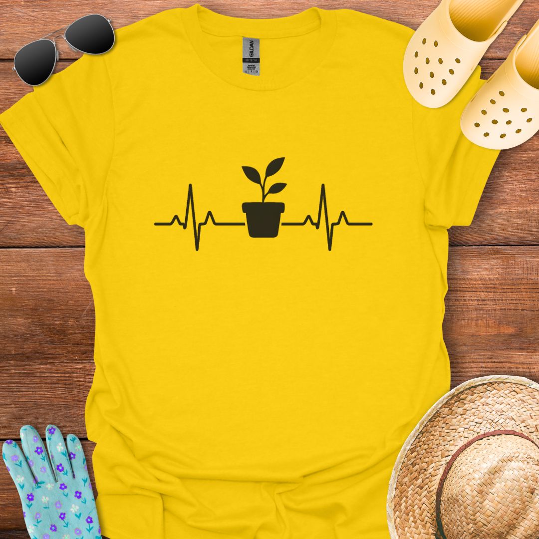 Gardening Heartbeat T - Shirt