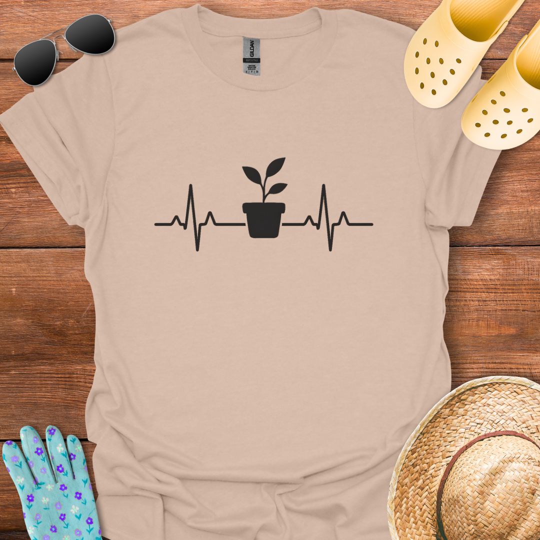 Gardening Heartbeat T - Shirt