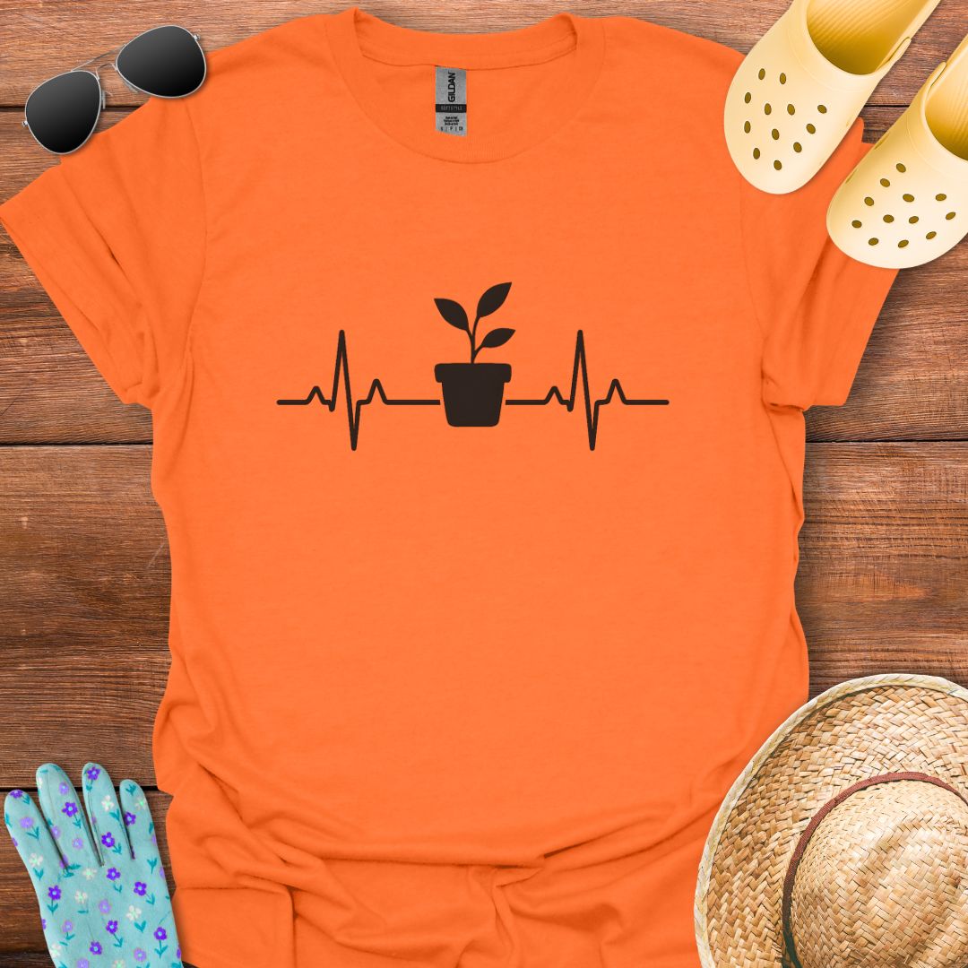 Gardening Heartbeat T - Shirt