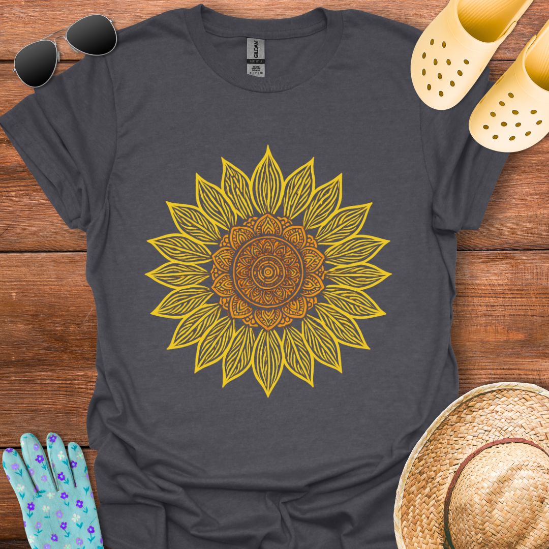 Sunflower Mandala T - Shirt