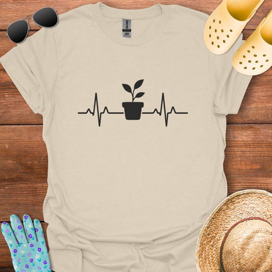 Gardening Heartbeat T - Shirt