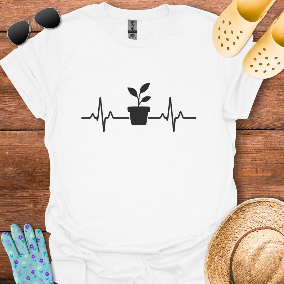 Gardening Heartbeat T - Shirt