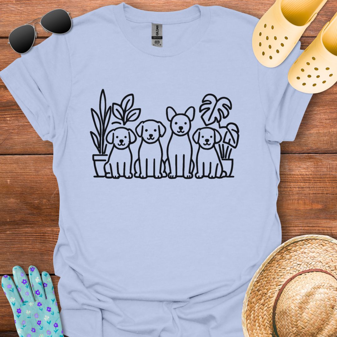 Plants & Dogs T - Shirt
