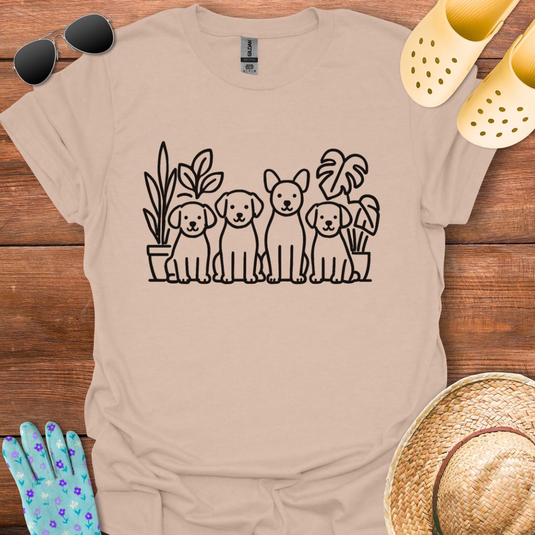 Plants & Dogs T - Shirt