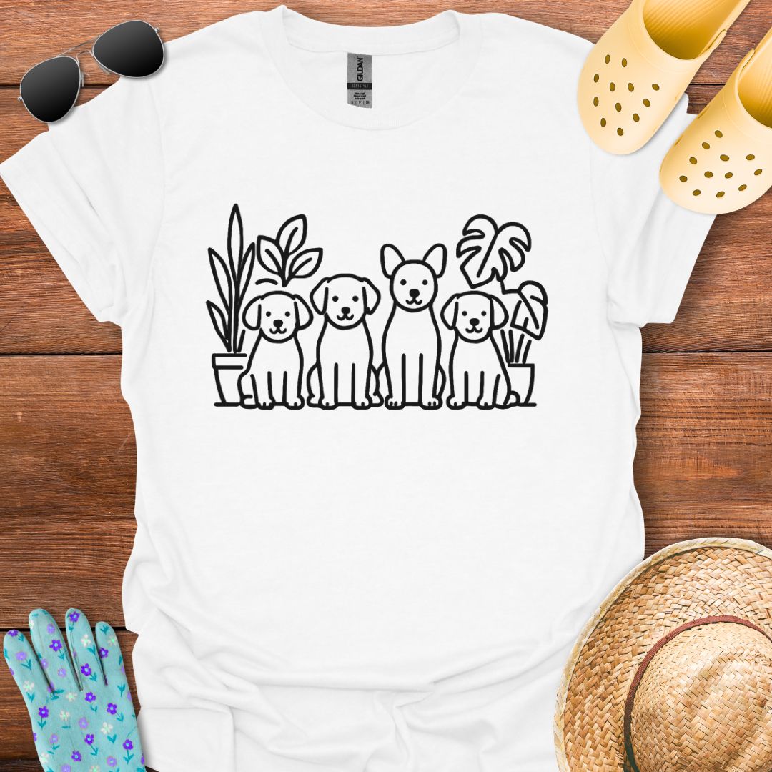Plants & Dogs T - Shirt