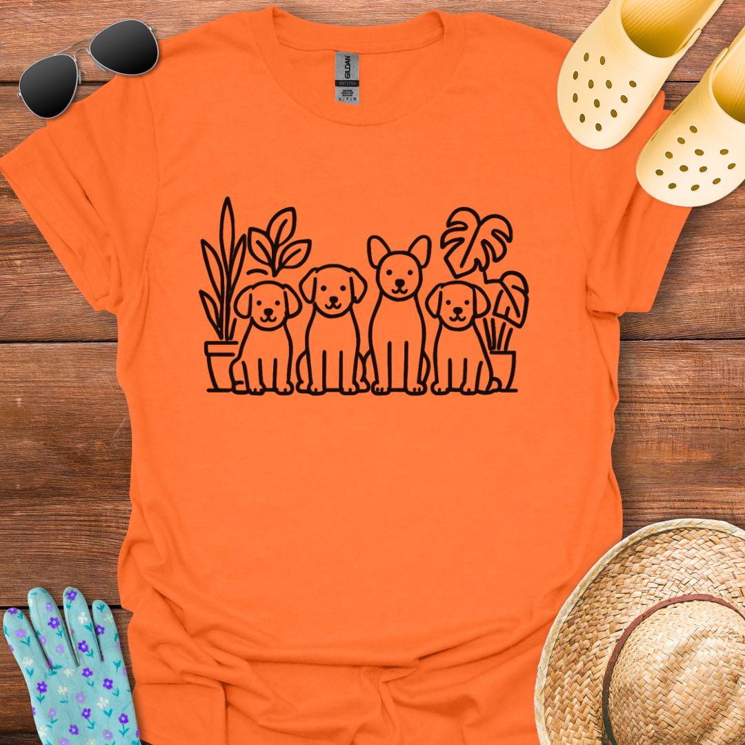 Plants & Dogs T - Shirt