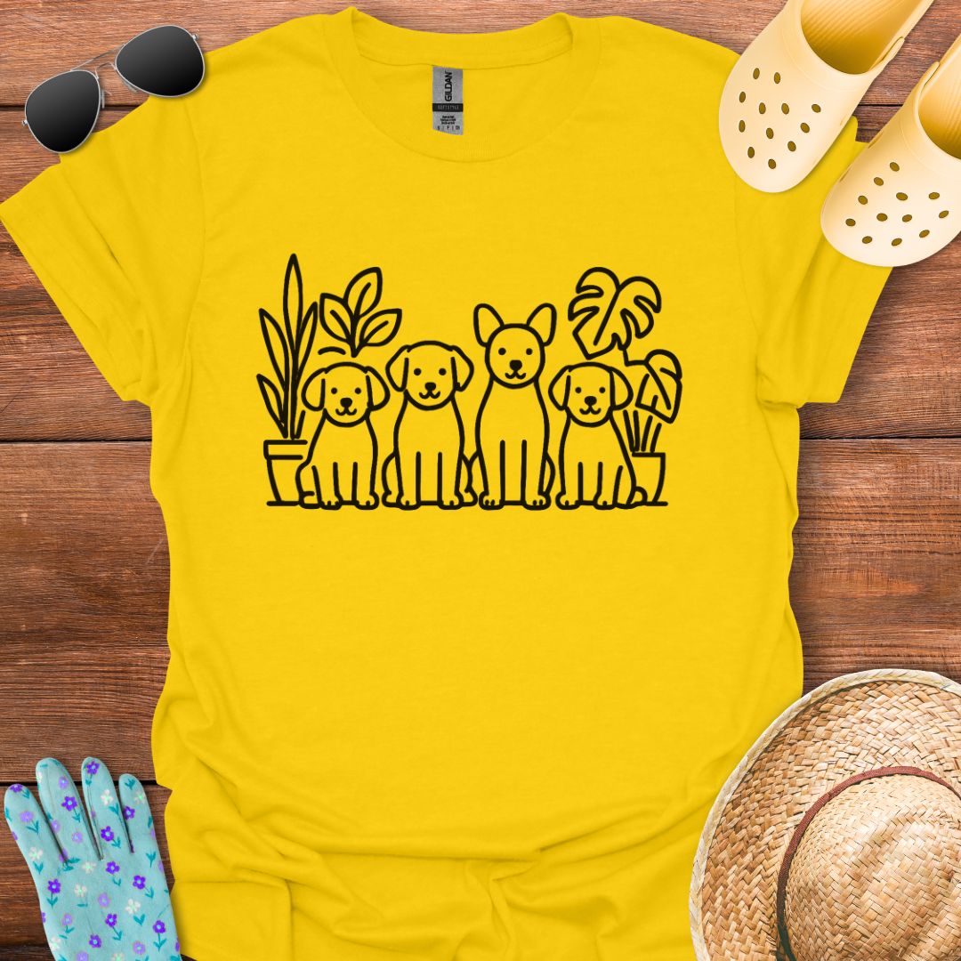 Plants & Dogs T - Shirt