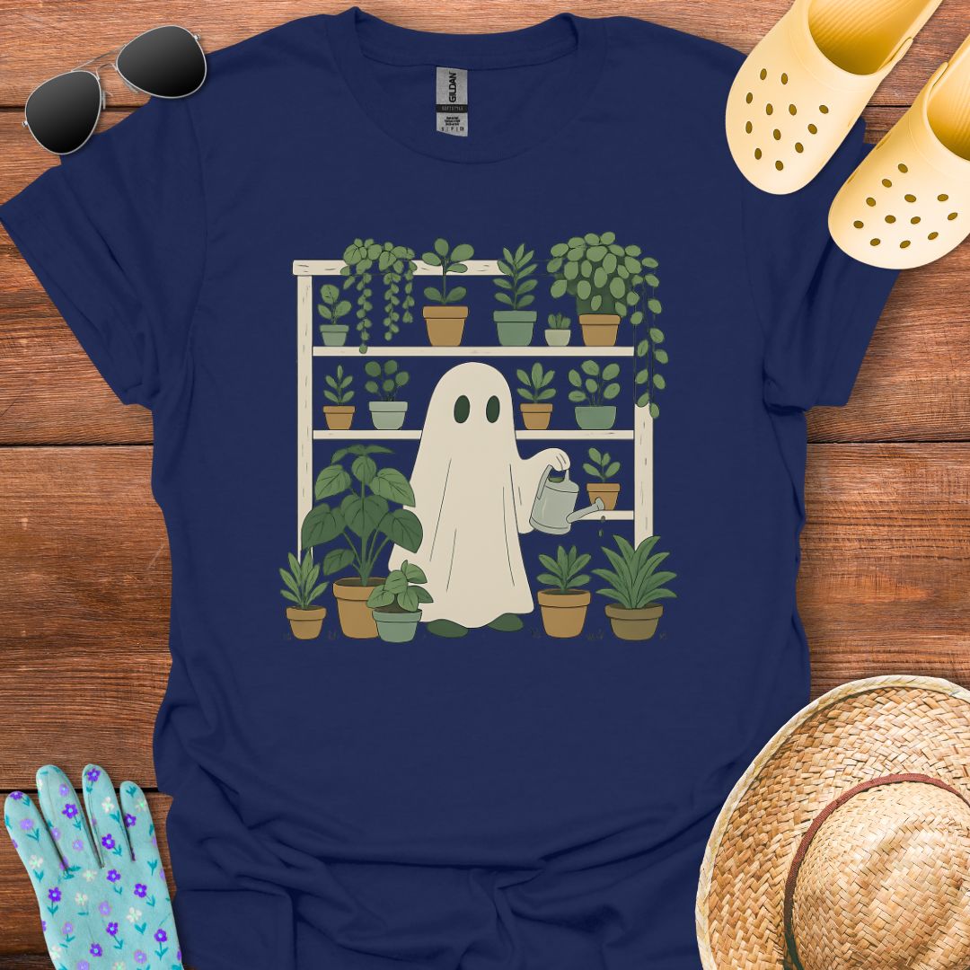 Gardening Ghost  T - Shirt