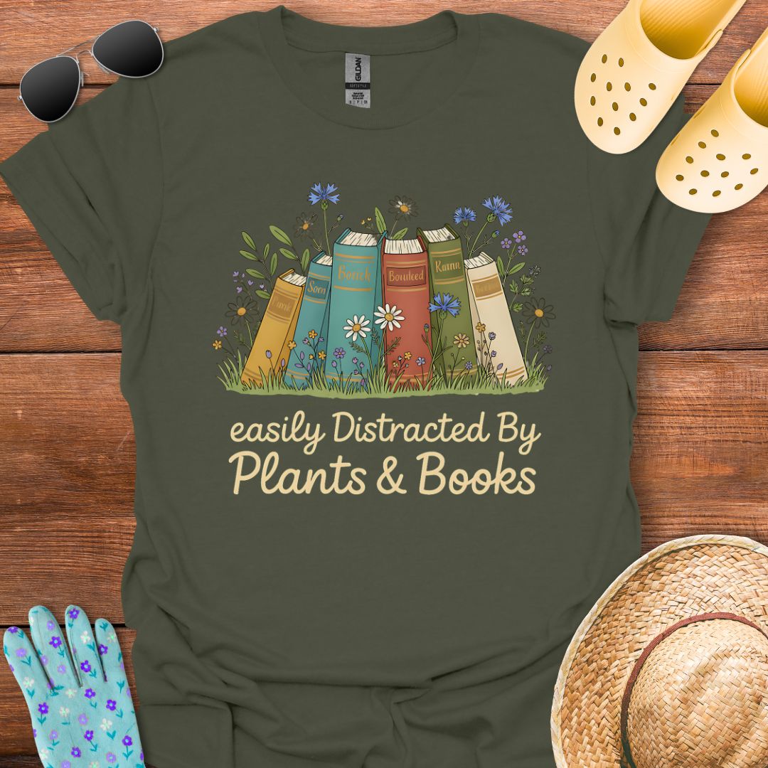 Plants & Books T - Shirt
