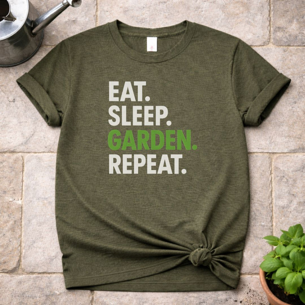 Eat. Sleep. Garden. Repeat. T-Shirt