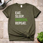 Eat. Sleep. Garden. Repeat. T-Shirt