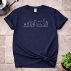 Floral Cat T-Shirt