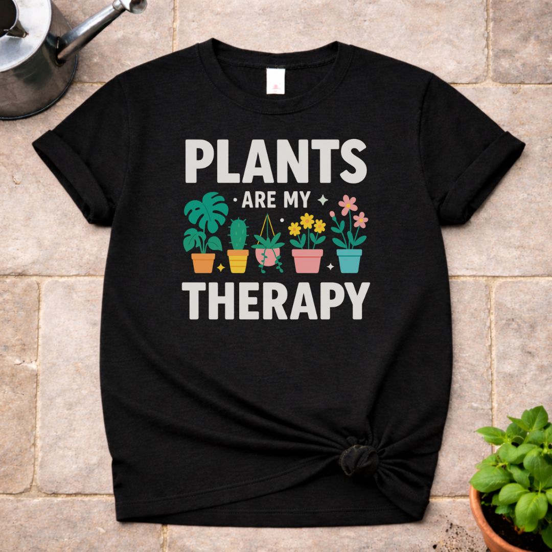 Plants are My Therapy T-Shirt