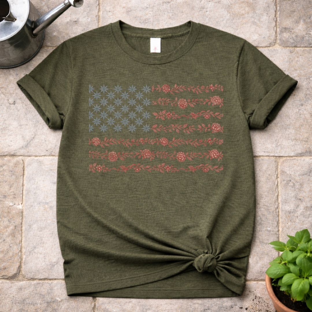 American Floral T-Shirt