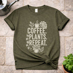 Coffee. Plants. Repeat. T-Shirt