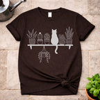Cat & Plants T-Shirt