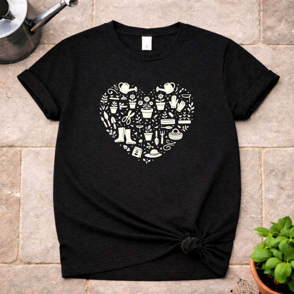 Gardening Heart T-Shirt
