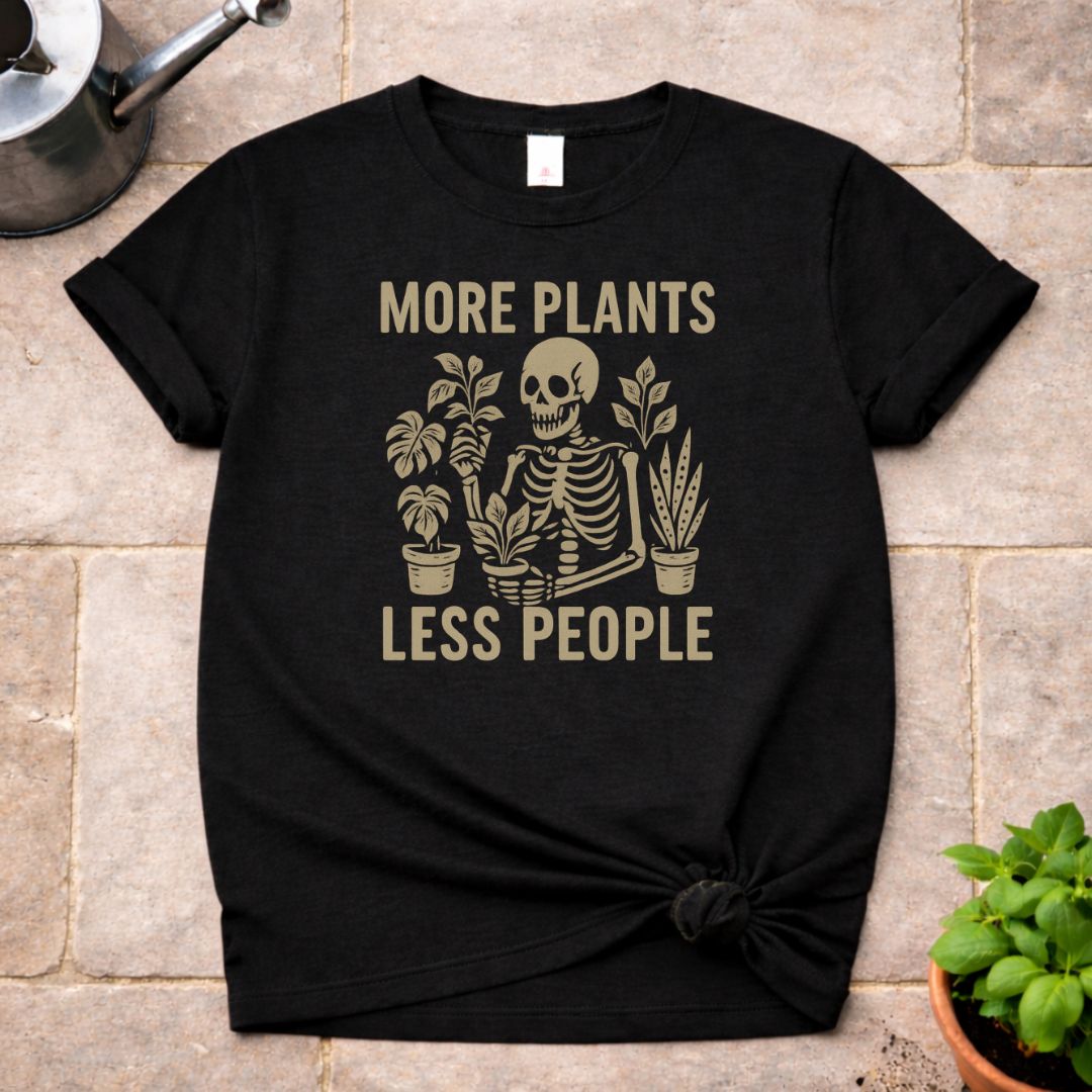 More Plants Less People T-Shirt