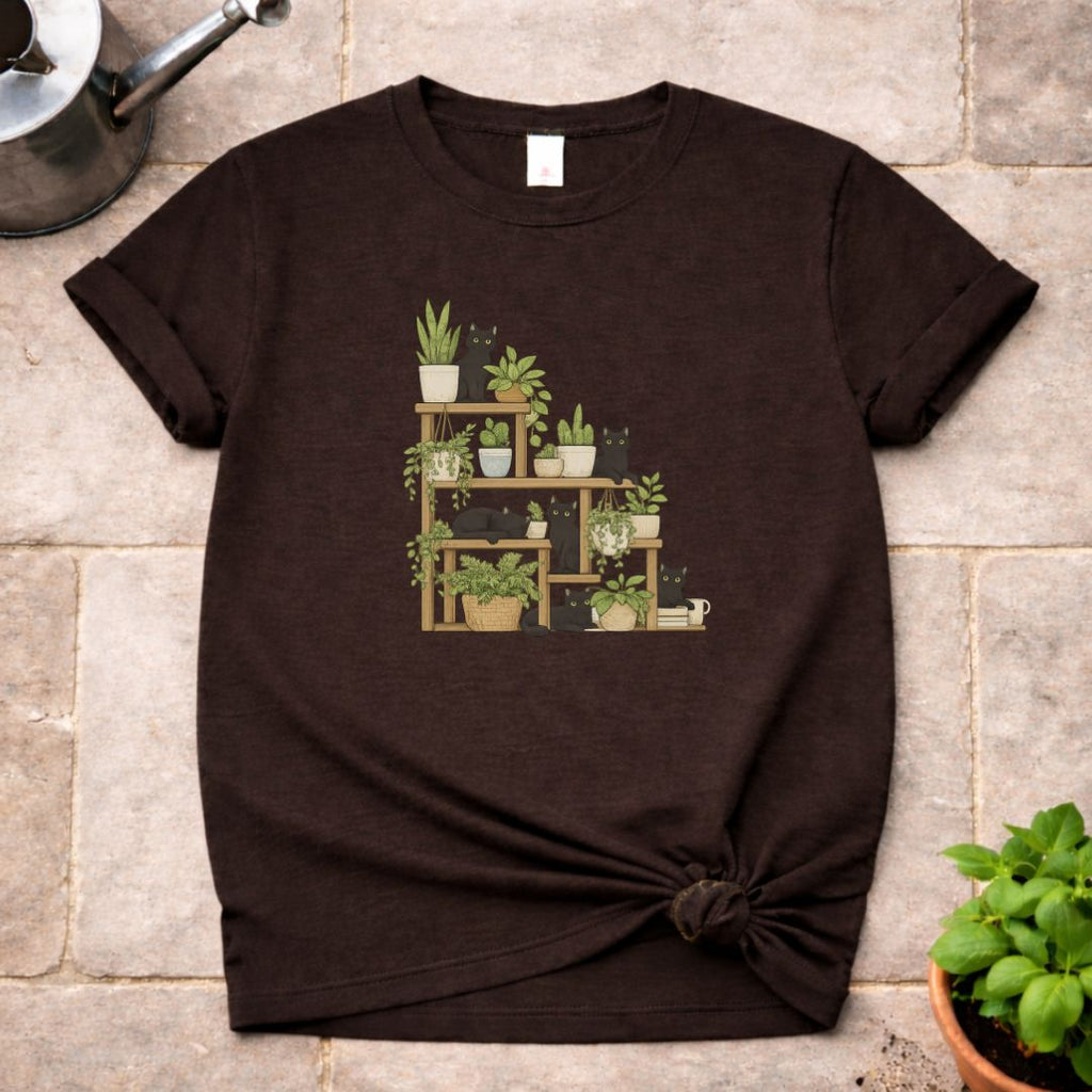 Cats & Plants  T-Shirt