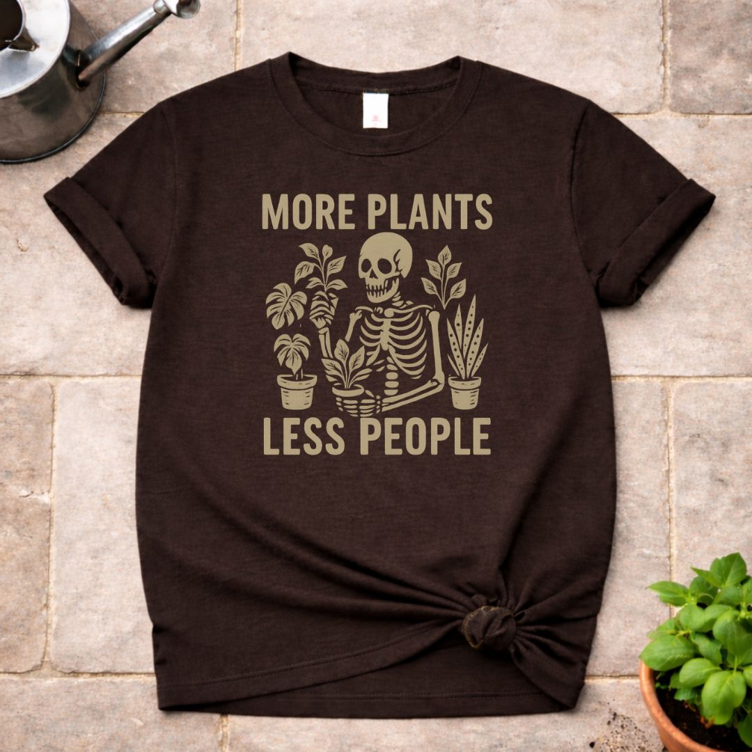 More Plants Less People T-Shirt