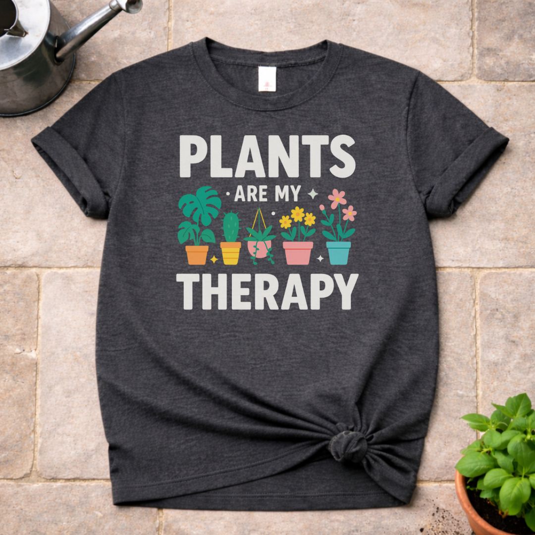 Plants are My Therapy T-Shirt