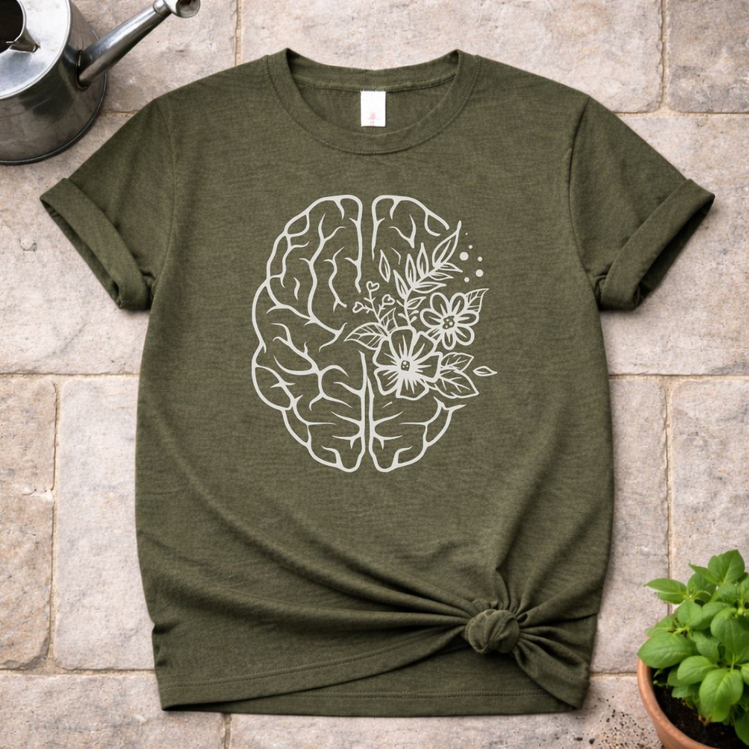 Floral Brain T-Shirt