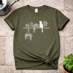 Plants and Cat T-Shirt