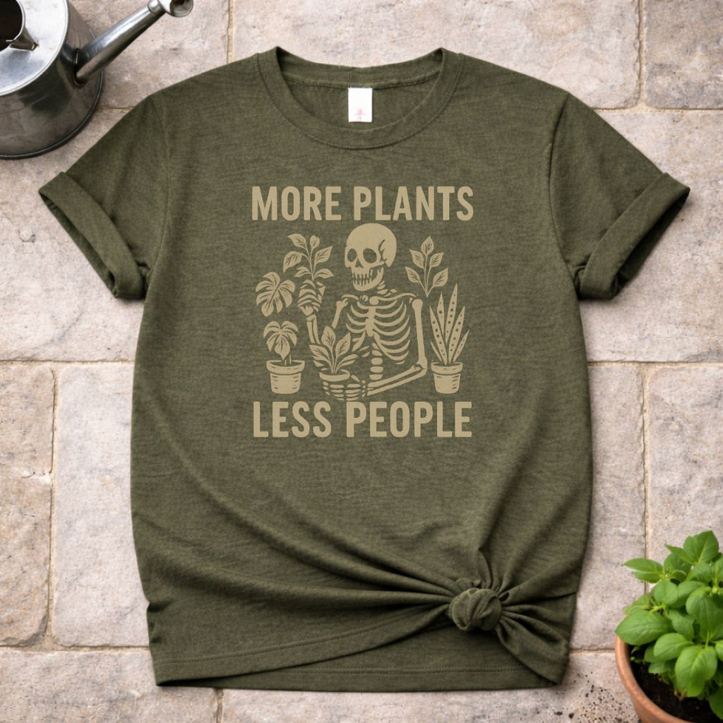More Plants Less People T-Shirt