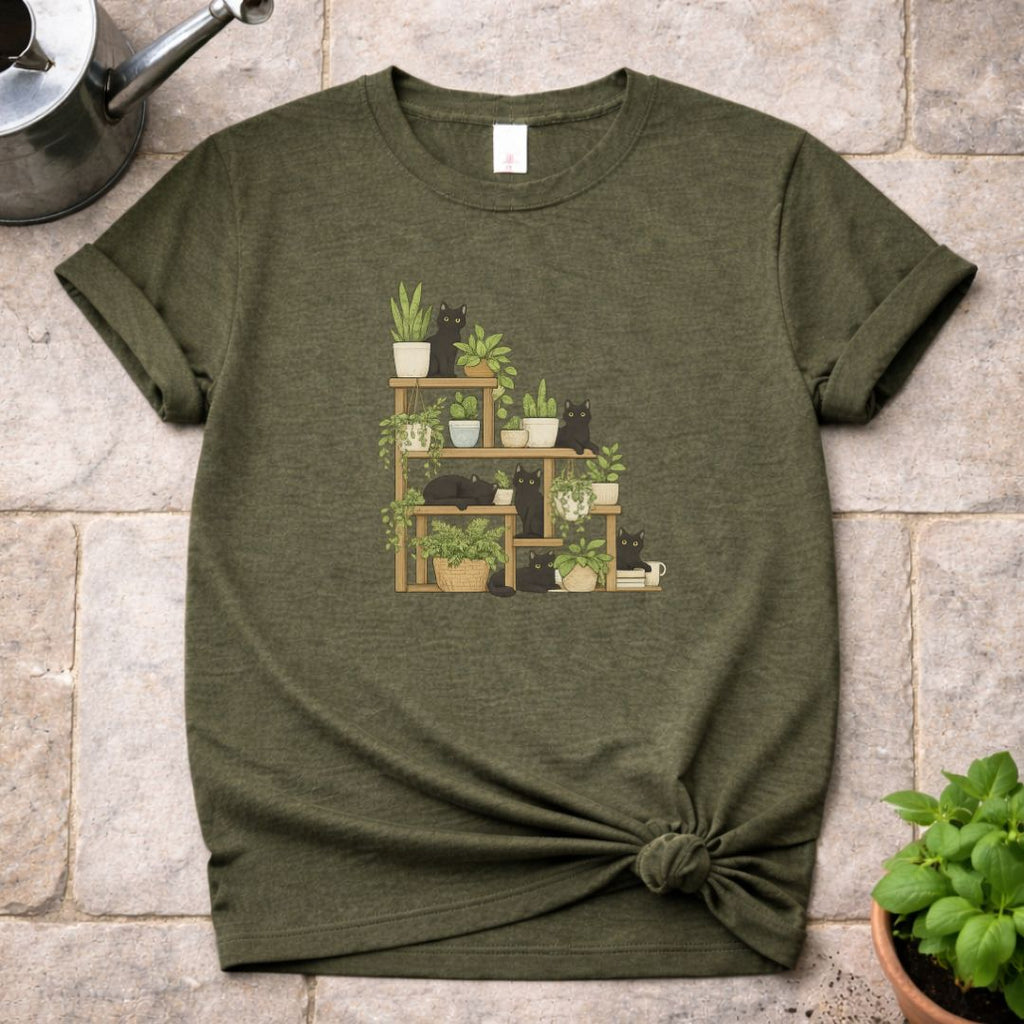 Cats & Plants  T-Shirt