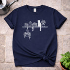 Plants and Cat T-Shirt