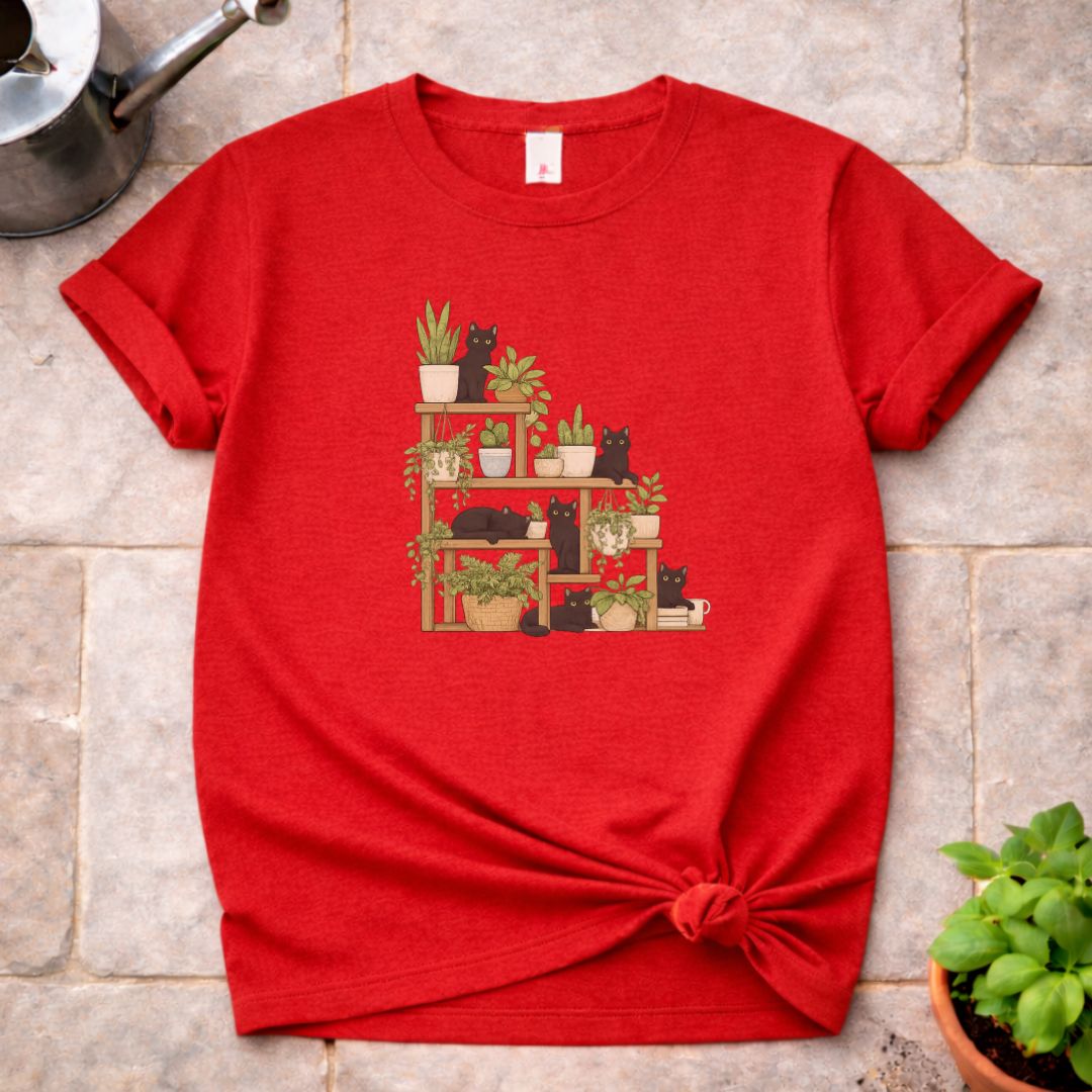 Cats & Plants  T-Shirt
