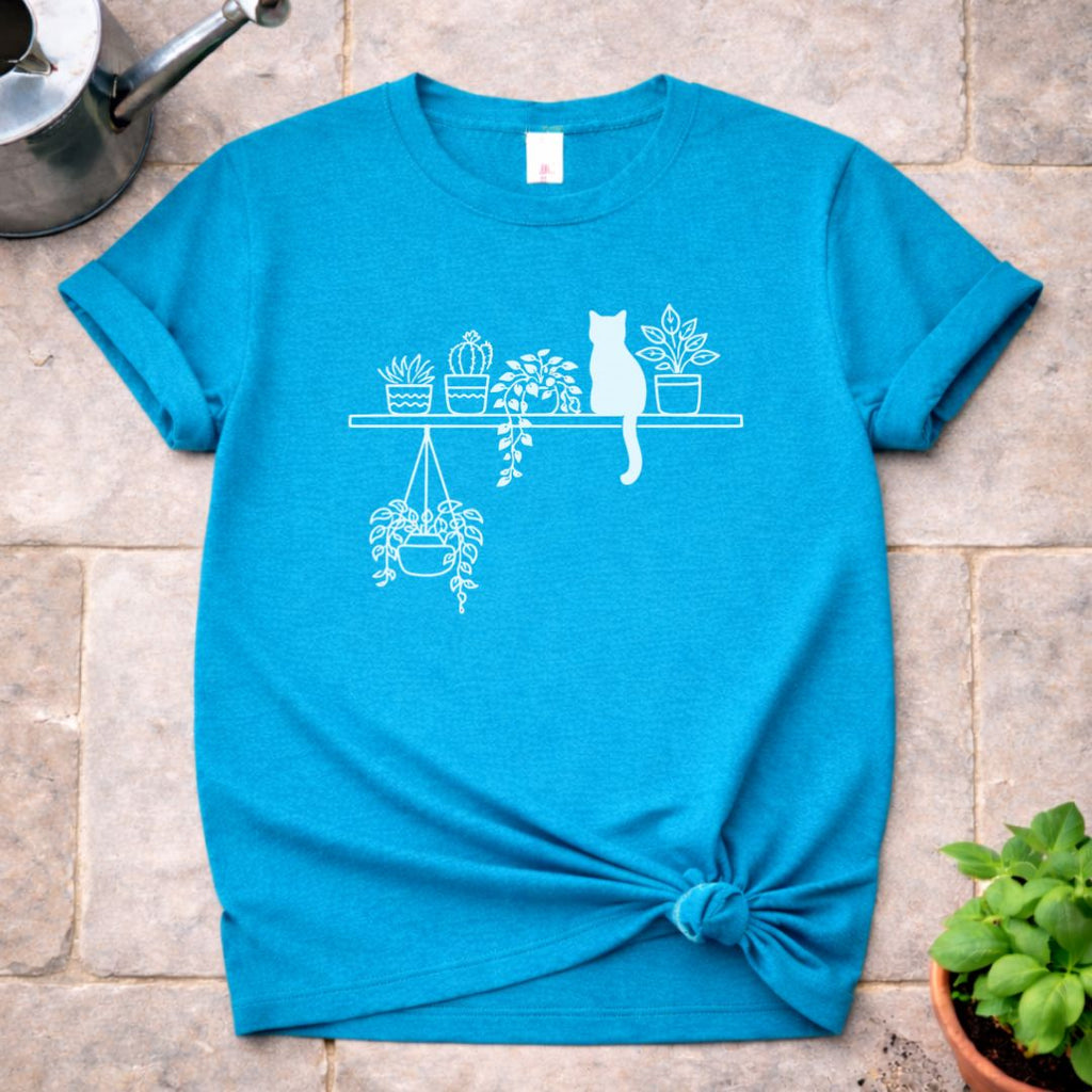 Plants and Cat T-Shirt